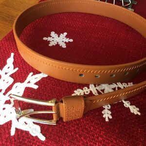 Just Jeans Leather Belt Size 40 Brown Silver Buckle Casual Jean Belt